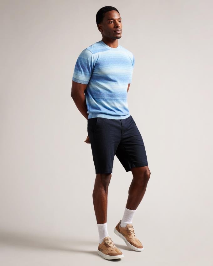 Short Ted Baker Core Bleu Marine Homme | YVD-19003599